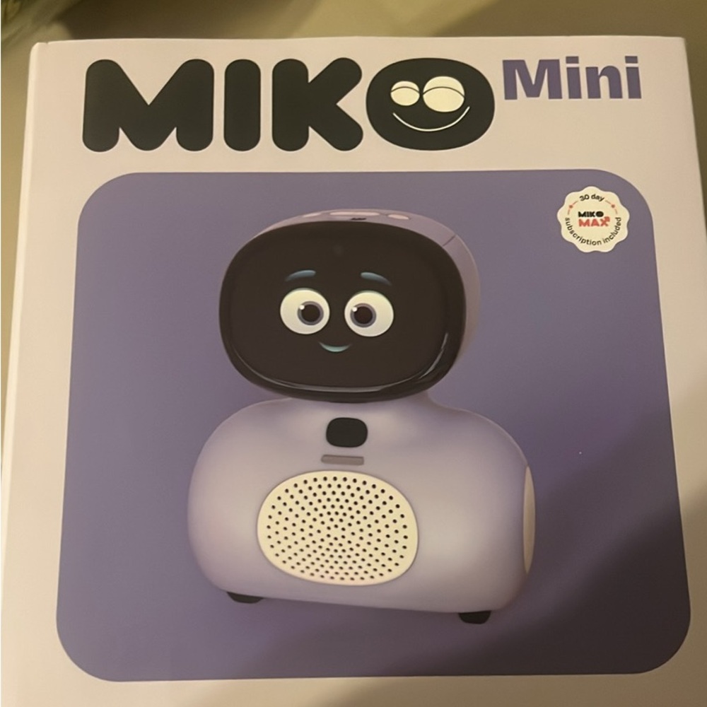 Miko Mini Purple AI Robot NEVER USED!